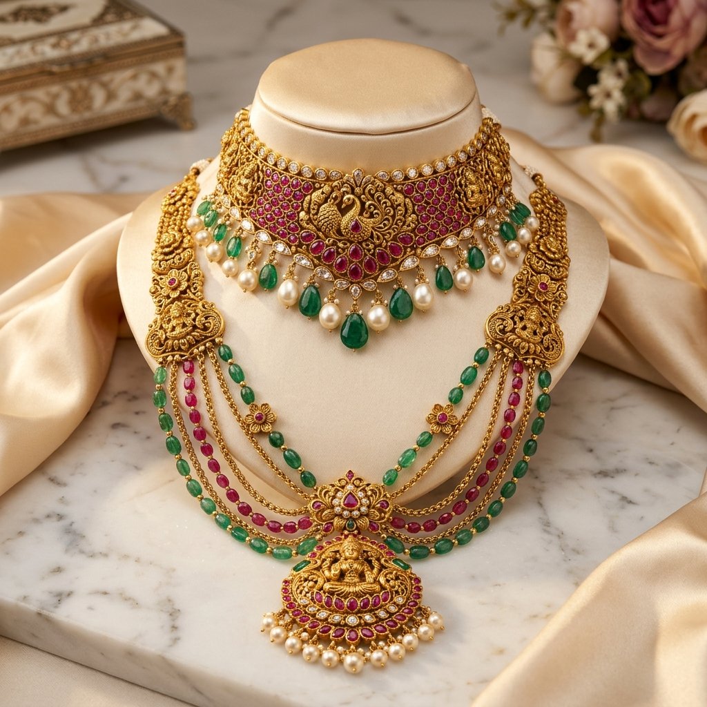 Heritage Kundan Passa / Jhoomar